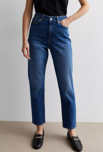New Look Blue Tori Mom Jeans