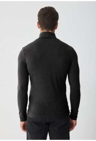 Pier One LONG SLEEVED ROLL NECK TOP