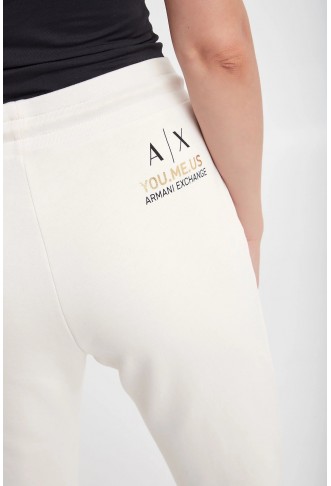 ARMANI EXCHANGE Beige Jogger Women's Sweatpants