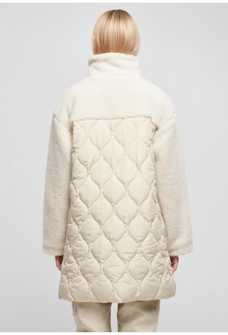 Urban Classics Between-Seasons Coat in Off White