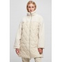 Urban Classics Between-Seasons Coat in Off White