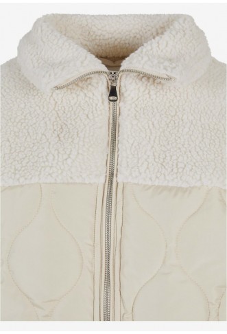 Urban Classics Between-Seasons Coat in Off White