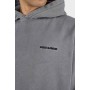 Logo Oversized Hoodie Vintage Grey