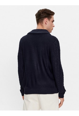 Brave Soul Cardigan Blu scuro Regular Fit