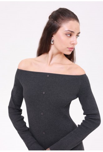 Even&Odd Jumper dress - black