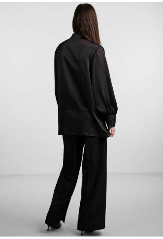 YAS PELLA NOOS - Button-down blouse - black