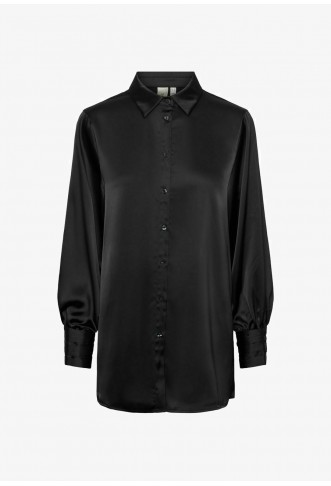 YAS PELLA NOOS - Button-down blouse - black