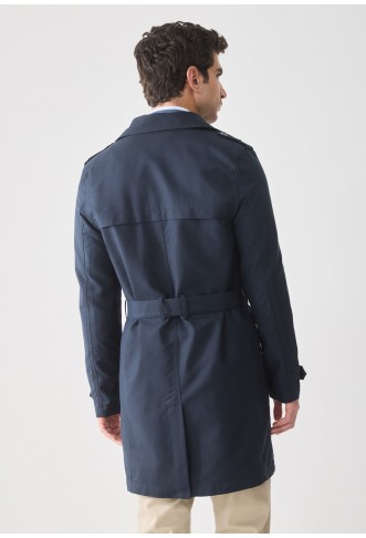 Pier One Trenchcoat - dark blue