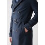Pier One Trenchcoat - dark blue