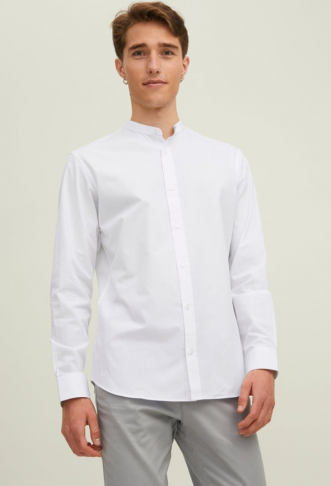 Jack&Jones SHIRT LS PLAIN MAO