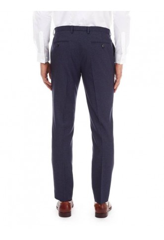 Burton Blue Puppytooth Slim Fit Trousers