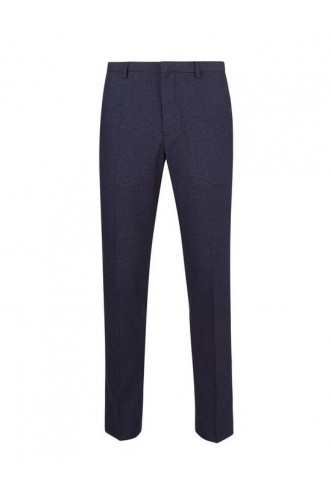 Burton Blue Puppytooth Slim Fit Trousers