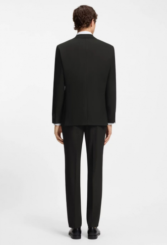 Two-piece regular-fit suit in stretch cloth