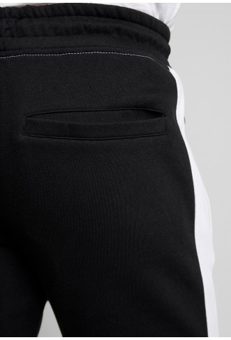 Brave Soul GLIMCO - Tracksuit bottoms - black/white