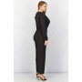 Women Overlap Detail Crepe Jumpsuit