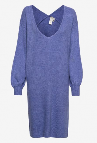 YAS  MIDI KNIT DRESS - PB -...