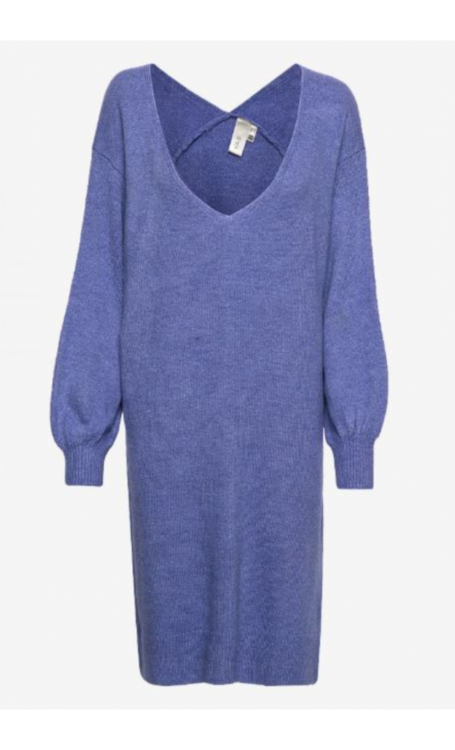 YAS  MIDI KNIT DRESS - PB - Midi dresses