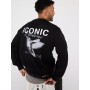 Jack & Jones Graphic Back Print Sweatshirt - Black