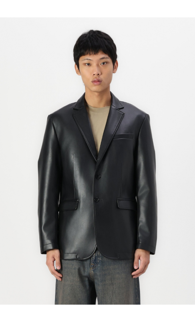 Jack & Jones PREMIUM - Faux leather jacket