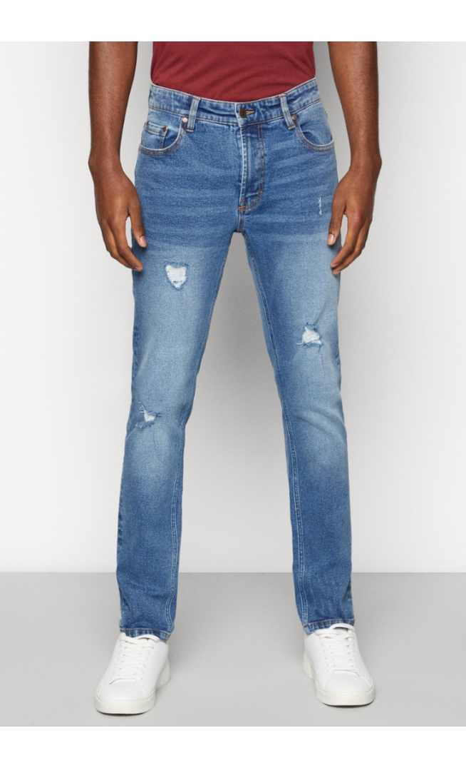Denim Project Pre-owned Slim fit jeans - raw denim