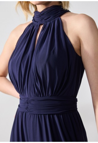 Anna Field ALL OVER MESH - Jumpsuit - dark blue