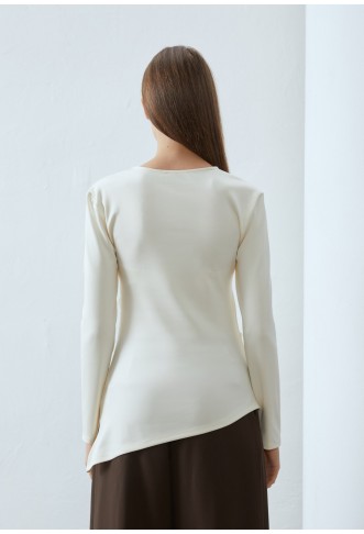 Anna Field Long sleeved top - white