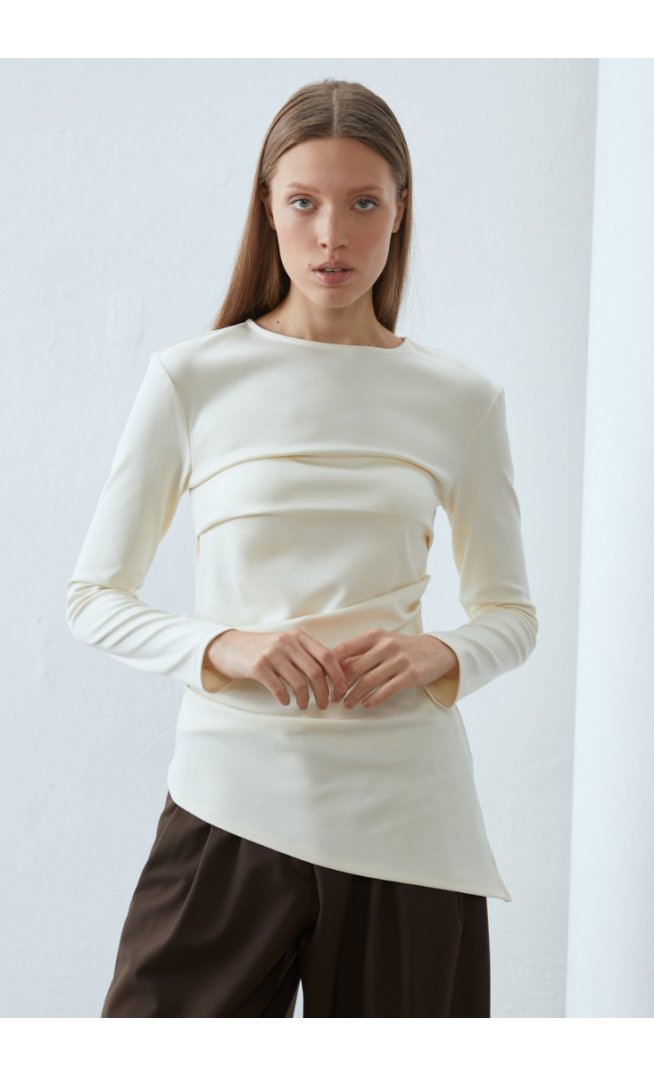 Anna Field Long sleeved top - white