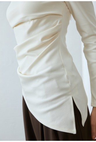 Anna Field Long sleeved top - white