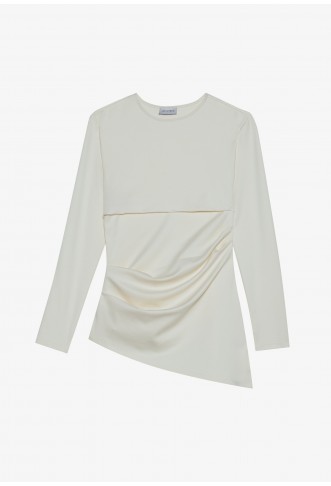 Anna Field Long sleeved top - white