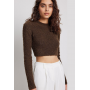 Wool Blend Knitted Open Back Sweater