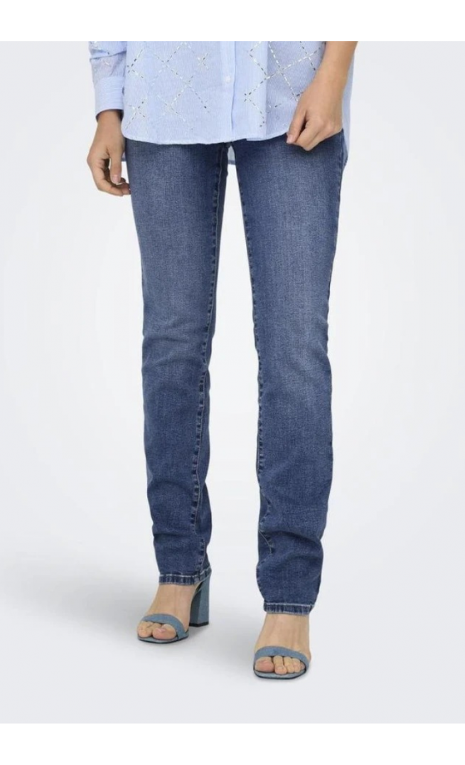 OnlY Mid Slim Dark Blue Jeans
