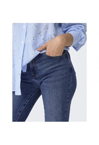 OnlY Mid Slim Dark Blue Jeans