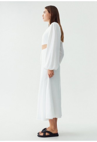 CALLI BECKAH MIDI - Day dress - white