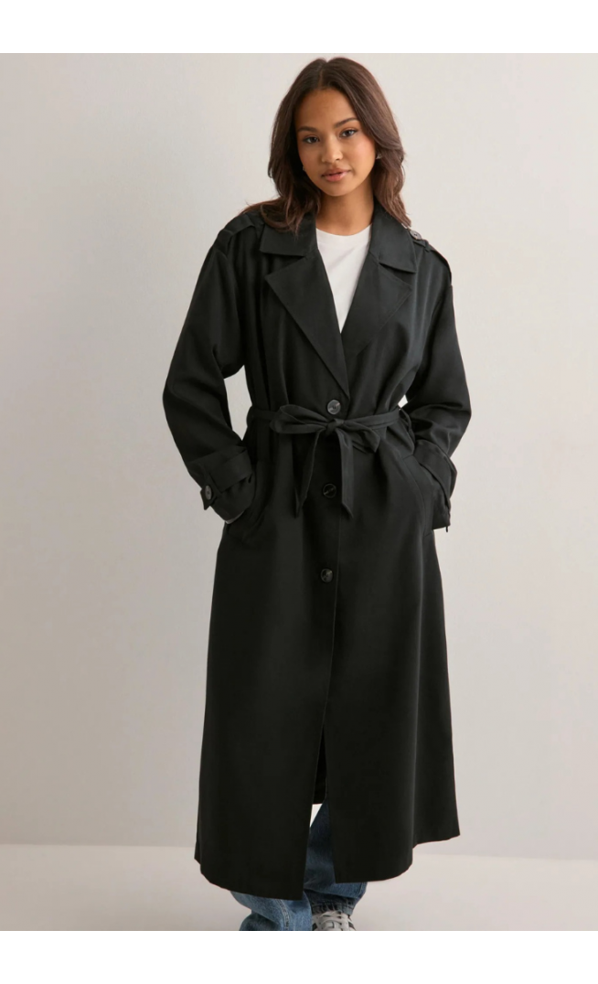 ONLLINE LONG TRENCHCOAT