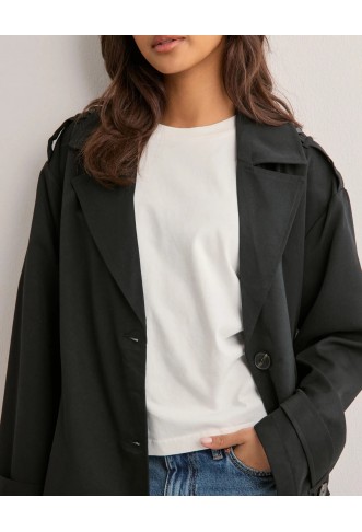 ONLLINE LONG TRENCHCOAT