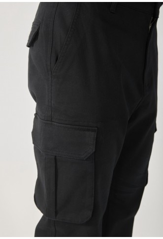 Pier One Cargo trousers - black