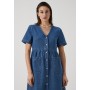 ONLY MIDI DRESS - medium blue denim