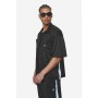 Zeno Boxy Shirt Black Baby Blue