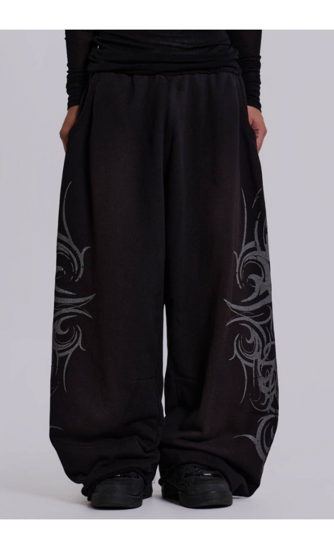 Black Baggy Blade Joggers