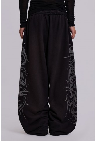 Black Baggy Blade Joggers