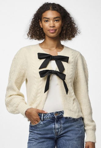 Pieces PCROW O-NECK -...