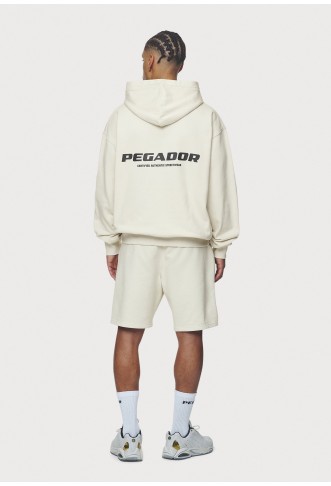 Pegador COLNE LOGO - Hoodie - washed salty cream