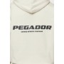 Pegador COLNE LOGO - Hoodie - washed salty cream