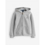 Grey Polo Ralph Lauren Logo Zip Hoodie