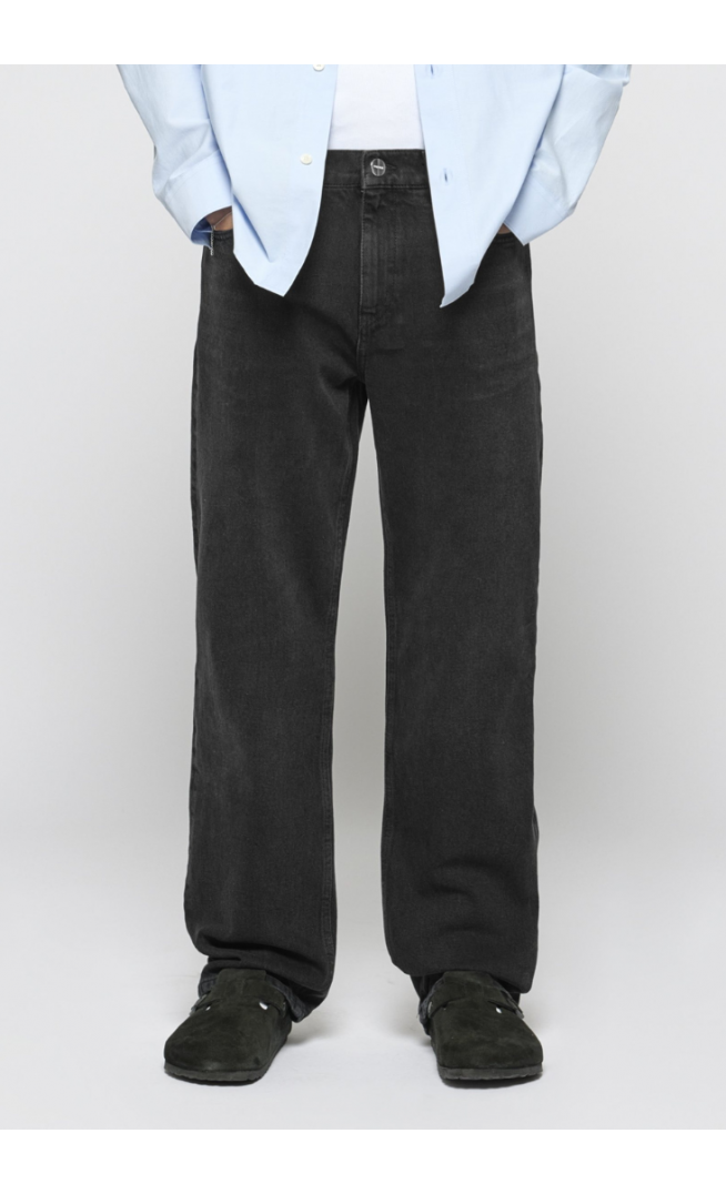 EIGHTYFIVE DISTRESSED - Relaxed fit jeans - black washed