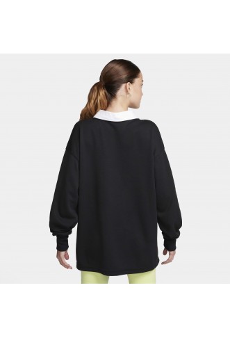 Nike Women's Oversized Long-Sleeve Polo