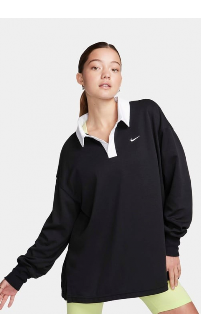 Nike Women's Oversized Long-Sleeve Polo