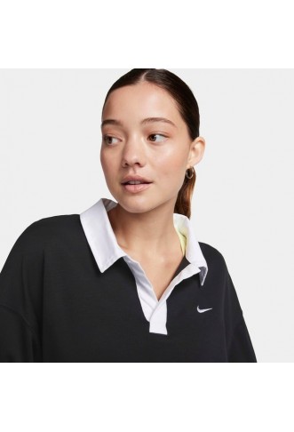 Nike Women's Oversized Long-Sleeve Polo