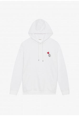 YOURTURN UNISEX - Hoodie - white