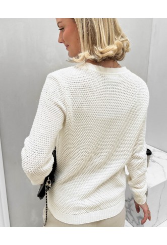 Vila O-NEC KNIT TOP - Jumpers